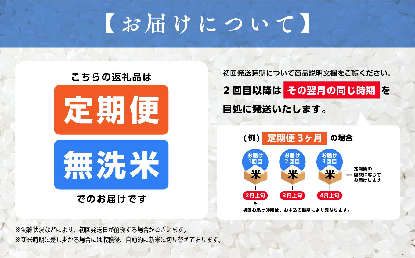 《新米先行予約》【毎月届く】令和8年産 福島県産こしひかり 無洗米 定期便 20kg 6回 株式会社あだたら米 二本松市