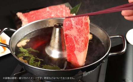 【12ヶ月定期便】あか牛すきやき・しゃぶしゃぶ用サーロイン肉1kg(500g×2)、馬刺し200g(赤身100g、霜降り50g、たてがみ50g)セット