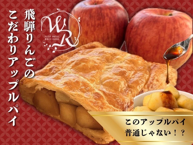 【ふるさと納税】飛騨りんごのこだわりアップルパイ(フルサイズ)【ホワイトルンゼ】