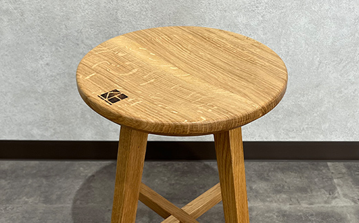 北海道産ナラ材スツール O-020STO HOKKAIDO WOOD 家具 インテリア スツール F6S-567