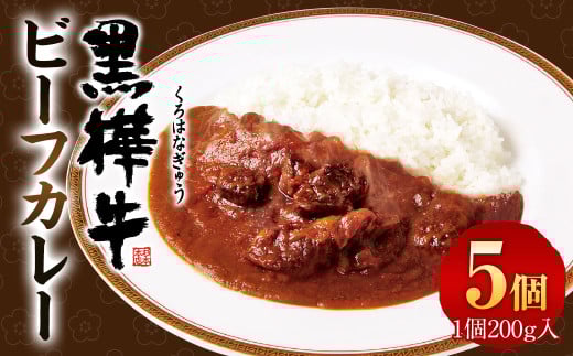 黒樺牛ビーフカレー （200g×5パック） 計1000g レトルト 牛肉 カレー