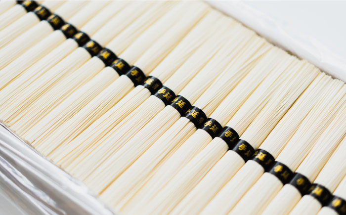 【桐箱入り】島原手延べ そうめん 50g×26束×5箱 計6.5kg / そうめん 島原そうめん 手延べ 麺 素麺 ギフト / 南島原市 / 吉岡製麺工場 [SDG028]