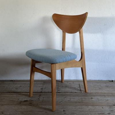 ふるさと納税 富田林市 Karl Dining Chair NC ライトブルー ミディアムブラウンフレーム【SWOF】 |  | 03