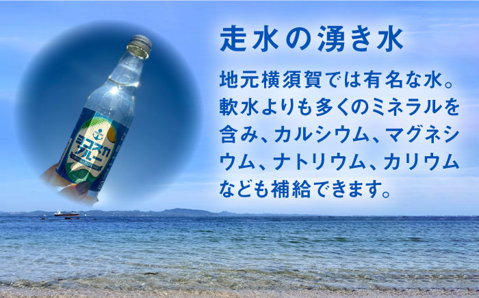 【全6回定期便】ヨコスカブルー10本セット （340ml瓶×60本）地サイダー 天然水【有限会社たのし屋本舗】 [AKAE015]
