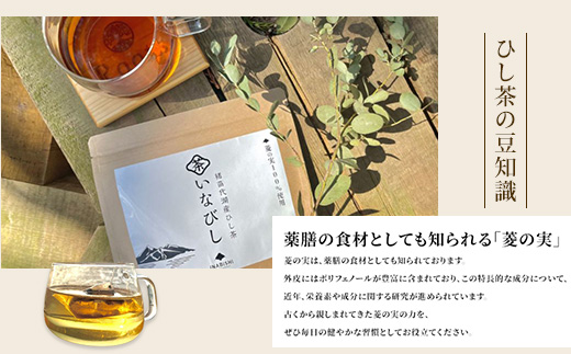 【定期便6回】お茶 猪苗代湖産ひし茶(お徳用) ティーバッグ 茶 福島 | 美容 健康 美肌 ポリフェノール 抗酸化作用 ビタミン 人気 福島県 猪苗代