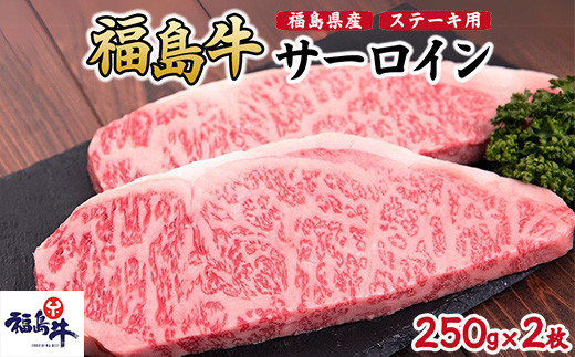 
            ＼レビュー投稿でお米プレゼント／福島県産福島牛サーロインステーキ用 500g(250g×2枚) [№5771-1236]
          