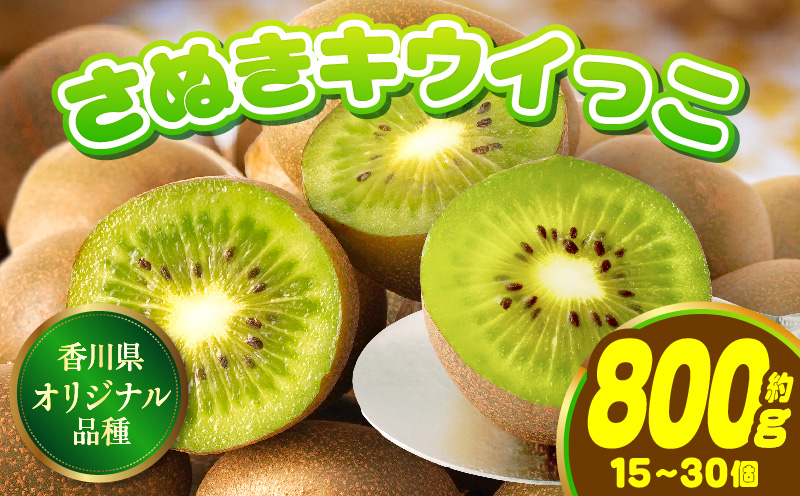 小さくて可愛らしいキウイ　さぬきキウイっこ約800g  キウイ キウイフルーツ 果物 フルーツ 青果 青果物 さぬきキウイっこ 果実 贈答 贈り物 ギフト 甘い 糖度が高い 季節のフルーツ 旬 おすすめ 香川県 三木町 _mk006-096