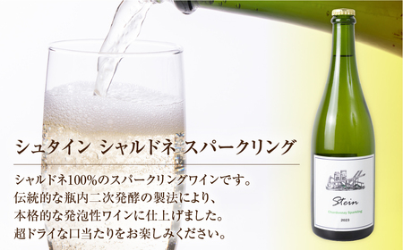 Stein シュタイン ワイン スパークリング シャルドネ 石巻産 葡萄100％使用 スパークリングワイン 国産