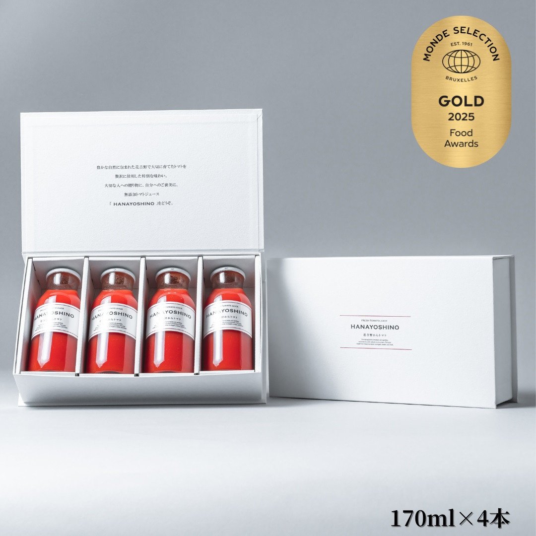 
            トマトジュース HANAYOSHINO 170ml×4本入
          