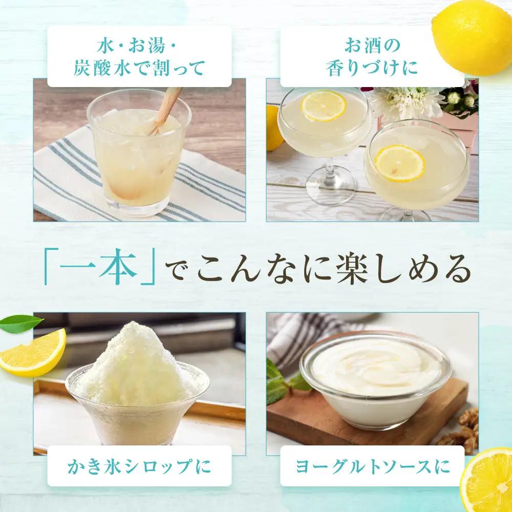 檸檬シロップ　520ml | 湯河原町 湘南 柑橘 レモン シロップ 手作り フルーツ アレンジ