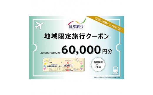 【加賀市】石川県加賀市 日本旅行 地域限定旅行クーポン60,000円分 チケット 旅行 宿泊券 ホテル 観光 旅行 旅行券 交通費 体験 宿泊 夏休み 冬休み 家族旅行 ひとり カップル 夫婦 親子 トラベルクーポン 加賀旅行 F6P-1020