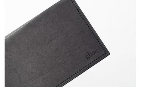 本藍染イタリアンレザーの薄型札入れ【本革・手縫い】