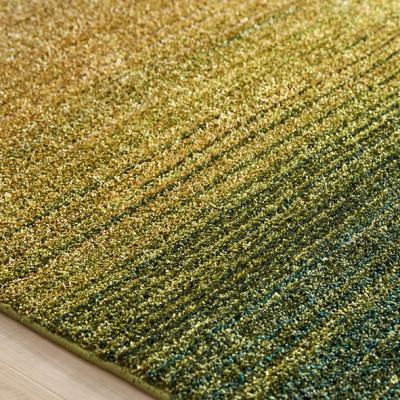 ふるさと納税 和泉市 【190×240cm】心地よいカーペット ラグ (オンブレー) カラー:グリーン |  | 02