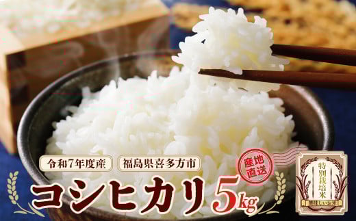 【先行予約】令和7年産雪蔵銀ぴか米 コシヒカリ(特別栽培米) 5kg（令和7年10月14日以降発送）　【07208-0682】