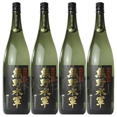 ふるさと納税 湯浅町 1升瓶【4本セット】本格米焼酎 熊野水軍 1800ml×4本 /尾崎酒造(C003)