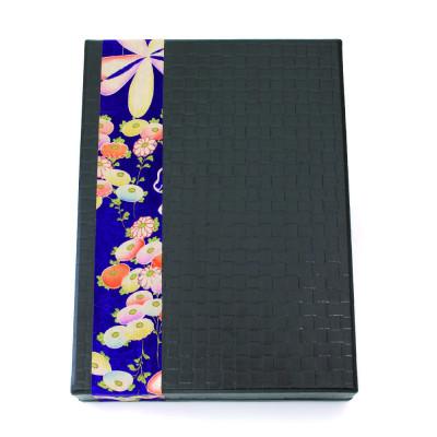 ふるさと納税 海南市 柿渋塗　四つ目箱　A4サイズ　黒布付