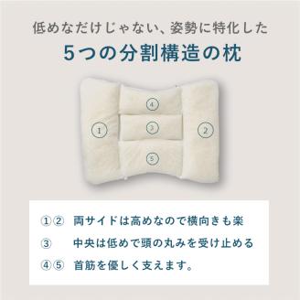 ロフテー「ソフィットピロー　エラスティックパイプ（枕カバー付）」S（MIDDLE）・グレー（114-6）