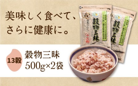 【世界が認めた】＜カラダにやさしい13の雑穀＞穀物三昧 500g×2袋【葦農】雑穀米 古代米 雑穀 黒米 雑穀 麦 雑穀 ブレンド 雑穀 国産 雑穀 玄米 発芽 玄米 雑穀 [HAJ007]