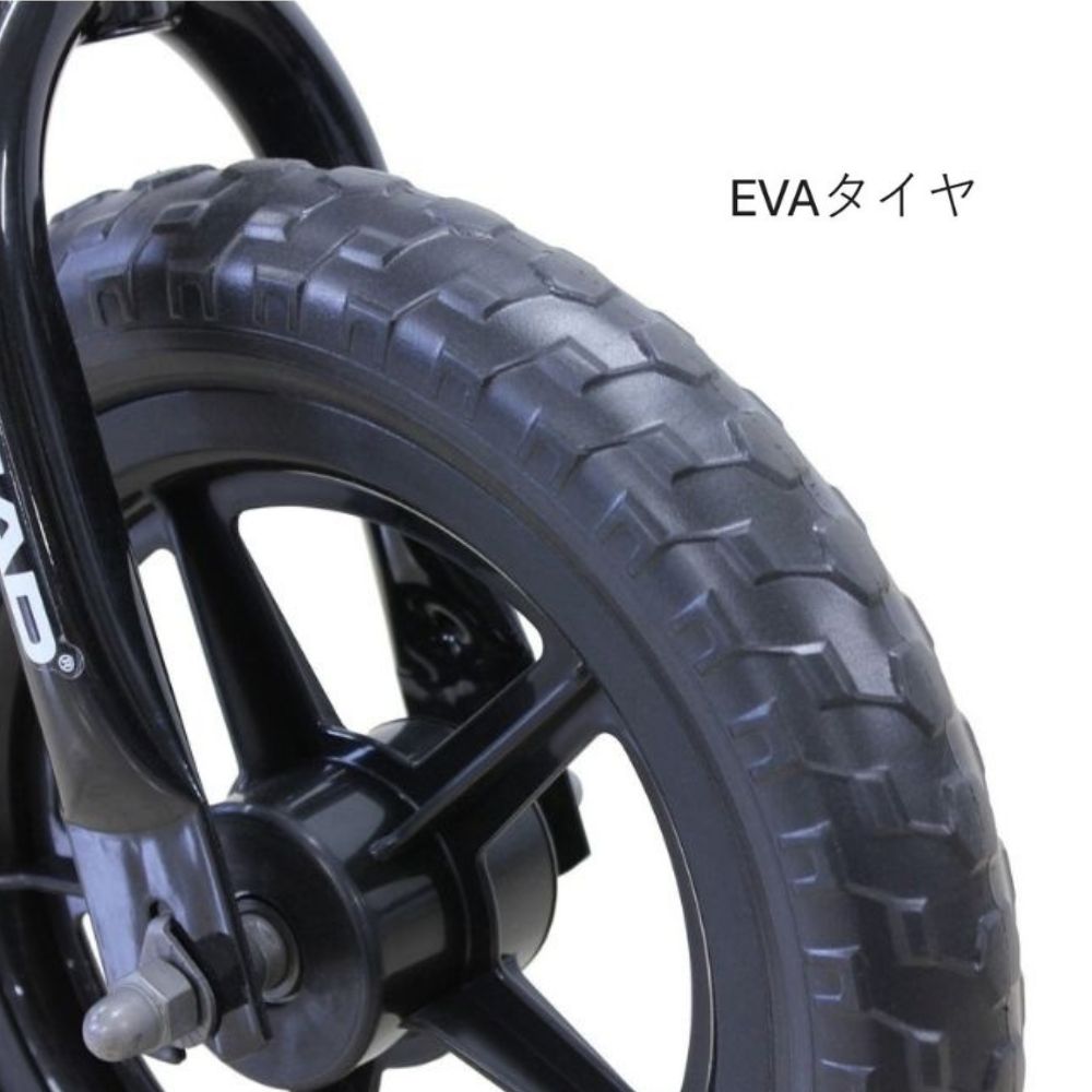 キックバイク HEAD バランスバイク【ライトグリーン】80～100cm 2～5歳 空気入れ不要 EVAタイヤ ブレーキ付き スタンド付き トレーニング 12インチ 子供用自転車　武田産業_イメージ4
