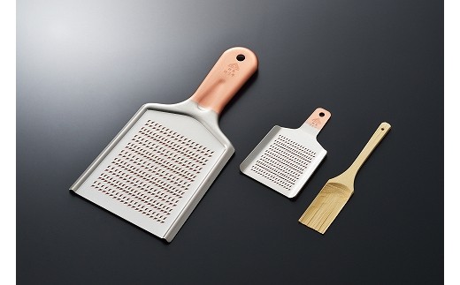 
                  スーパーハイカット銅製おろし金(特5号) 3点セット【 おろし器 】 FC023002
                