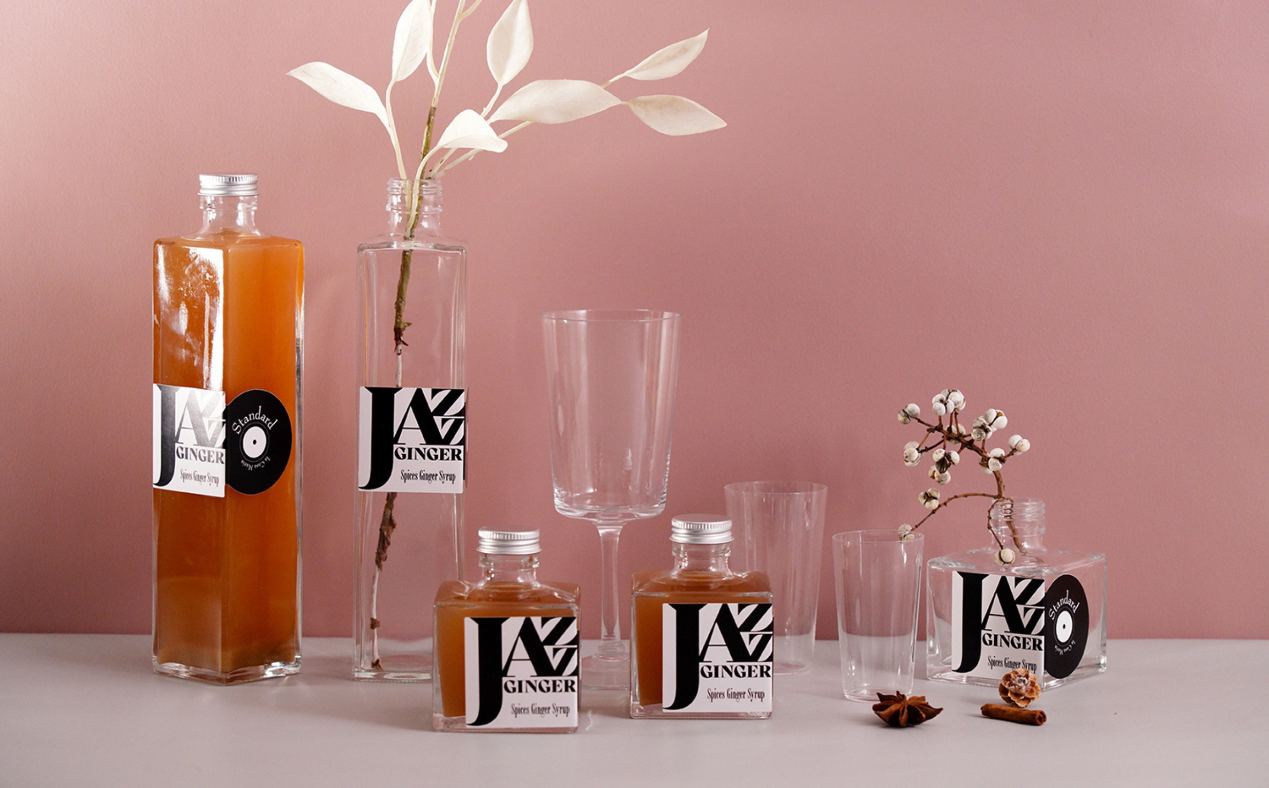 生姜エキス入りシロップ「JAZZ GINGER」　※写真はイメージです。