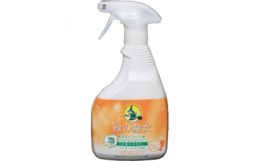 環境配慮型洗剤　緑の魔女 泡タイプバス450ml×20本セット【洗剤 液体 環境配慮 バス用 浴槽 湯あか 大容量 1万件以上の口コミ 世界中で愛される ヌメリ 皮脂汚れ 中性タイプ 日常品 お風呂洗剤 バス用洗剤 大容量 業務用 口コミ人気 人気 湯あか 防カビ 中性 手にやさしい】