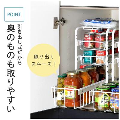 ふるさと納税 三条市 シンク下有効活用ラック 引き出し3段20 シンク下収納ラック 奥行40 引き出し 【040S043】 |  | 02