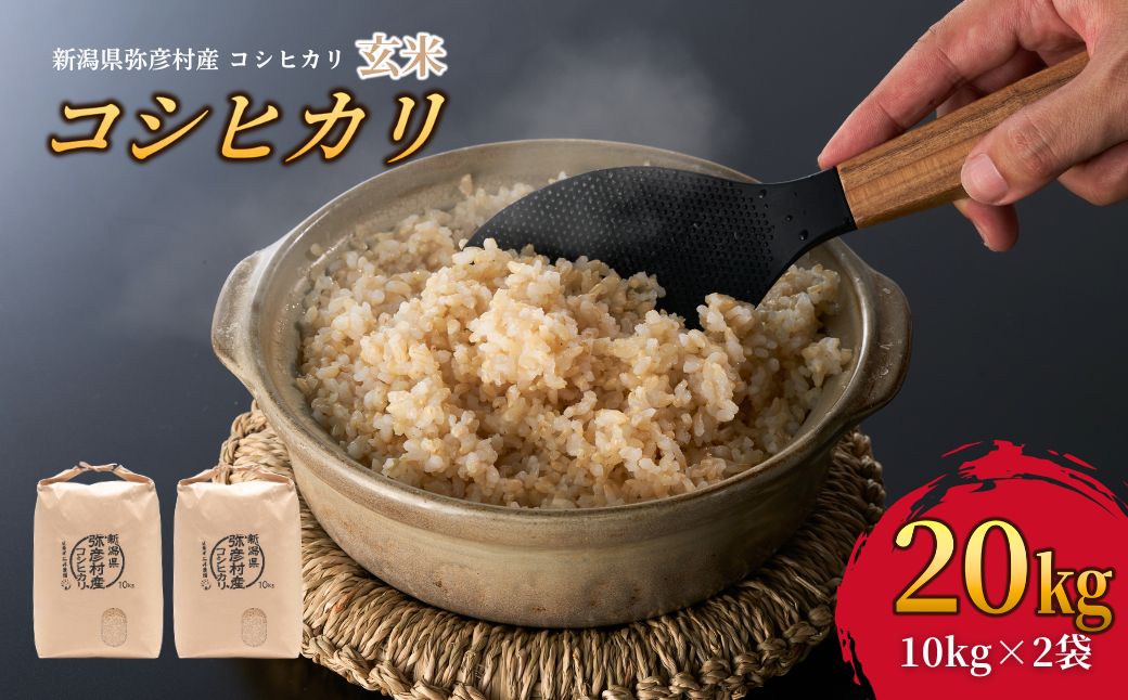 新潟県弥彦村石井農園 令和7年産 コシヒカリ＜玄米 20kg＞ | 新潟県 弥彦村