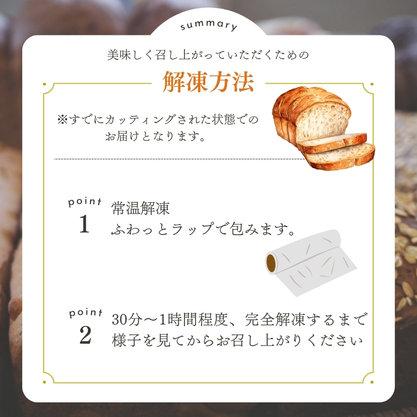 本場欧州のハード系パン　ライ麦パン2種セット　(各1個/焼成前各900g)