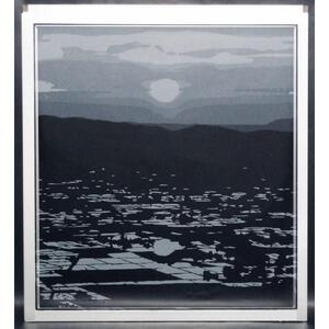 グッドデザイン賞受賞　網戸張替シート【散居村の夕日】