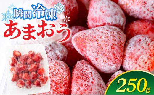 福岡県産 冷凍あまおう250g(250g×1個)