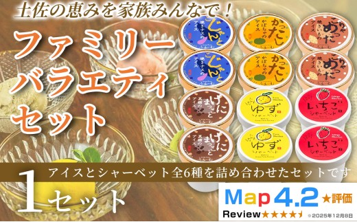 ファミリーバラエティ アイス 6種 100ml×12個  アイスクリーム 人気  おやつ お菓子 アイスクリーム 野菜 ファミリー おすすめ ご当地アイス アイス 高知県  健康 フレーバー スイーツ デザート ヘルシー  手作り ホームパーティー おもてなし 詰め合わせ 贈り物 贈答 ギフト プレゼント リピート ジェラート 安芸市 高知県