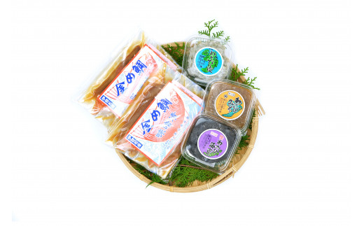 特選ギフトセット 金め鯛 味噌漬 （3切入）ビニール袋入＋わさび３色 お得パック 1145 ／ 山長水産