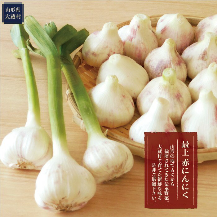 【ふるさと納税】大蔵産　最上赤にんにく　1kg