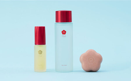 五島の椿セット（2ヶ月分）五島市/五島の椿 [PEG012]  せっけん 洗顔 オイル 保湿水 すきんけあ 保湿 つばき 椿 酵母 美肌