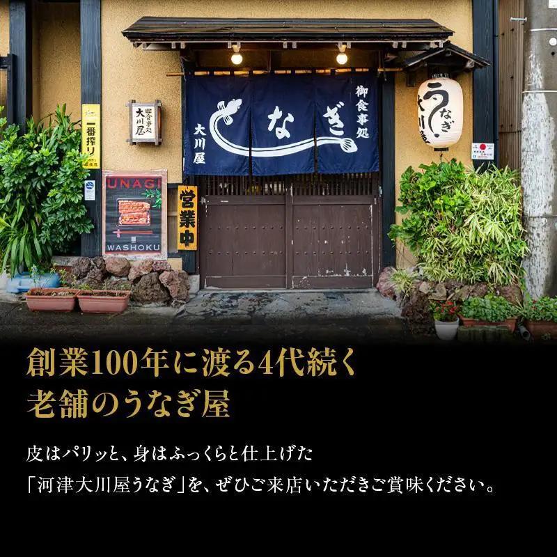 うなぎ 国産 蒲焼 4人前 河津大川屋うなぎ 関西風 うなぎ