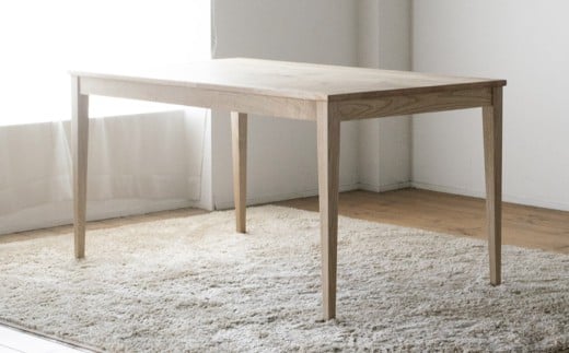 くりのスマートダイニング栗色 （幅140cm・国産栗材） ／ テーブル 机 木製 インテリア 家具 ダイニング 日本製 福岡県 柳川市