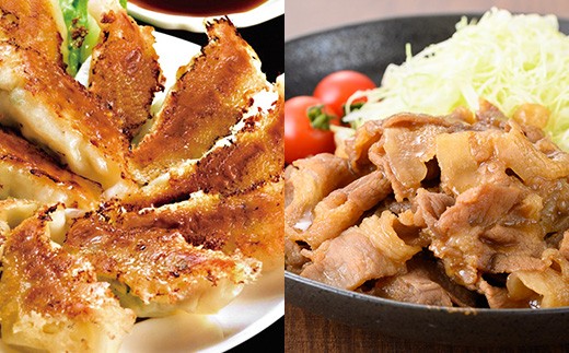 冷凍 惣菜 詰め合わせ セット 鹿児島 たれ漬け豚肉 2種と 黒豚餃子 4種 食べ比べ  冷凍食品 お弁当 に 便利 おかず 詰合せ 豚 味噌漬け 味噌豚 ぎょうざ ギョーザ 鹿児島協同食品 国産 鹿