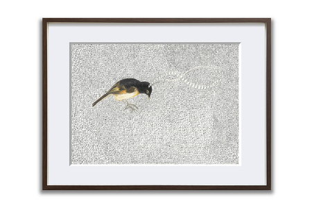 アート作品「フキナガシフウチョウ」（小） 【169006】 絵画 ｲﾝﾃﾘｱ ｱｰﾄ 芸術品 美術品