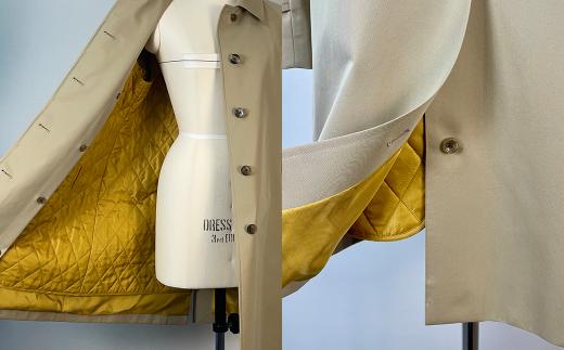 ステンカラーコート『The Balmacaan-Womens』　女性用＜カーキ＞ 【送料無料 青森県 七戸町 羽織 アパレル 服 洋服 上着 羽織 コート ステンカラーコート 秋 冬 春 レディース 