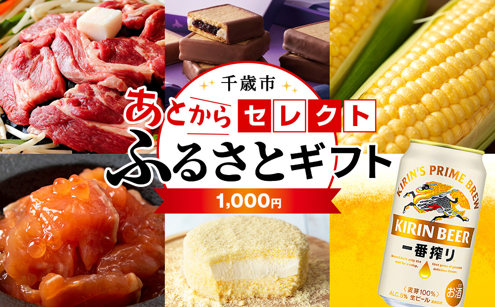 
            あとからセレクト 【ふるさとギフト】《1,000円分》
          