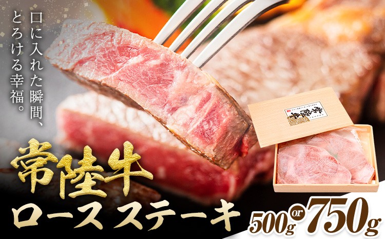 
                  常陸牛 黒毛和牛 ロース ステーキ 選べる 500g 750g ファーマーズマーケットきらいち《90日以内に出荷予定(土日祝除く) 》茨城県 結城市 お肉 肉 和牛 国産 国産牛 牛肉 ブランド牛 焼肉 バーベキュー
                