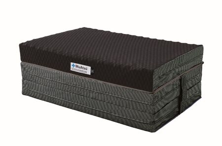 30年 ムアツ マットレス XX クラウド シングル 三つ折り 折りたたみ マットレス  極厚 12cm 敷布団 敷き布団 寝具  シーツ 専用シーツ付 綿 ベージュ 市川三郷町 限定 昭和西川  体