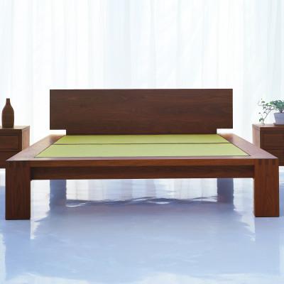 ふるさと納税 常陸大宮市 【家具蔵】タタミベッドモデルノハイヘッド ダブル チェリー材 |  | 01