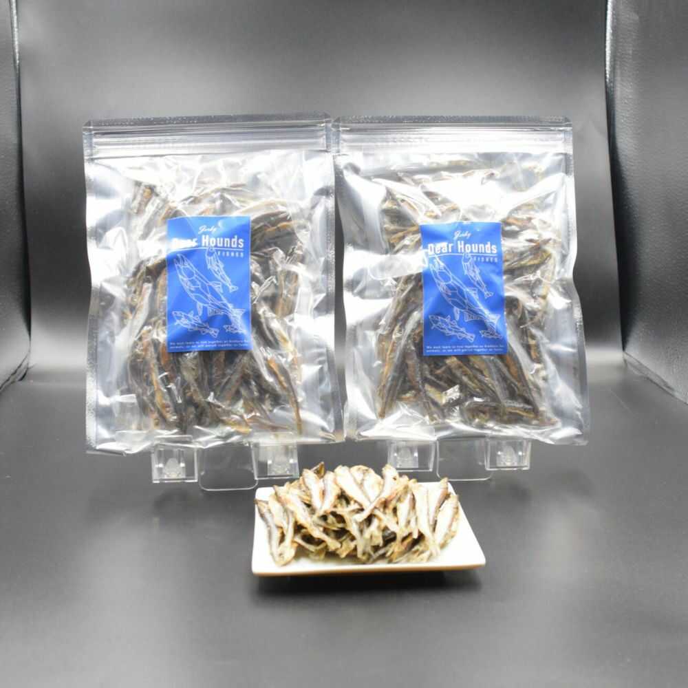 【ふるさと納税】愛犬・愛猫用おやつ 北海道産 ワカサギジャーキー 計400g（200g×2個）| ペットフード ペット用 ジャーキー ドッグフード おやつ | Dear Hounds[BOAE033]
