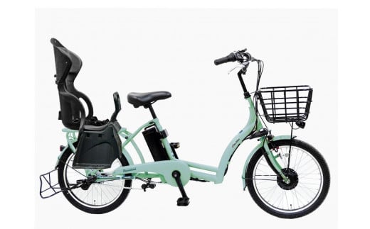 電動アシスト自転車 8.7Ah シティサイクル シマノ 3段変速 20インチ オートライト 自転車  街乗り 通勤 通学 おしゃれ ファインバイクペーブメント  FINEBIKES 幼児二人同乗BAA付き こども乗せ 対応 電動自転車 《6月上旬頃発送》［京都 電動 自転車 人気 おすすめ スポーツ アウトドア ツーリング ブランド メーカー ふるさと納税］ASWR203ANK-FB【マットライトグリーン（H85T）】