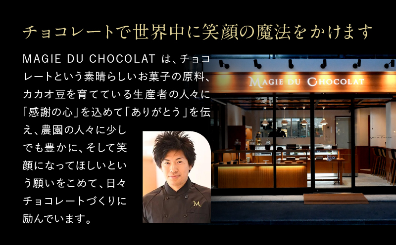 チョコレート専門店「MAGIE DU CHOCOLAT」マジドカカオ16個入り