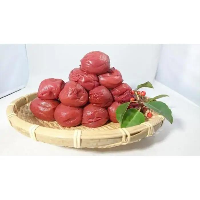 高級南高梅しそ漬梅800g入 紀州塗箱 網代模様仕上 【SW82】