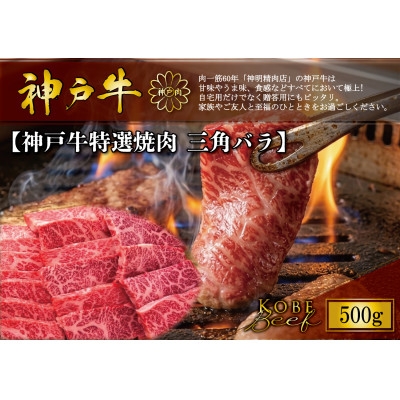 
                  神戸牛　特選焼肉(三角バラ)500g【1756329】
                