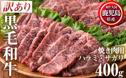 
                  No.831 ＜数量限定＞鹿児島県産黒毛和牛焼肉セット(合計400g・ハラミ焼肉200g×1P、サガリ焼肉200g×1P)国産 九州産 牛肉 黒毛和牛 和牛 焼肉 焼き肉 赤身 ハラミ サガリ 霜降り 食べ比べ セット 冷凍【LRプラスK】【507-03】【547】【612-01】【831】
                